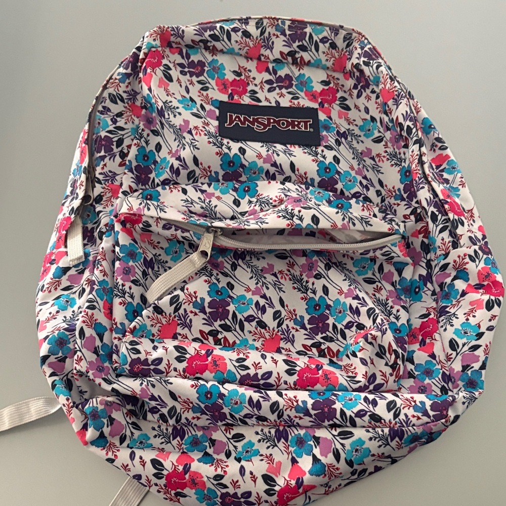 JanSport Women's Backpack with Floral Design - Multicolor